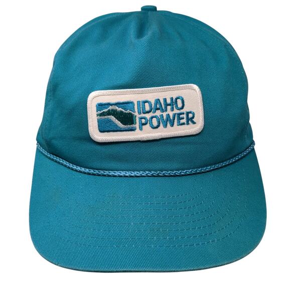 Idaho Power Snapback 5 Panel Cap Blue One Size Adjustable Embroidered Mohr's - Picture 1 of 11